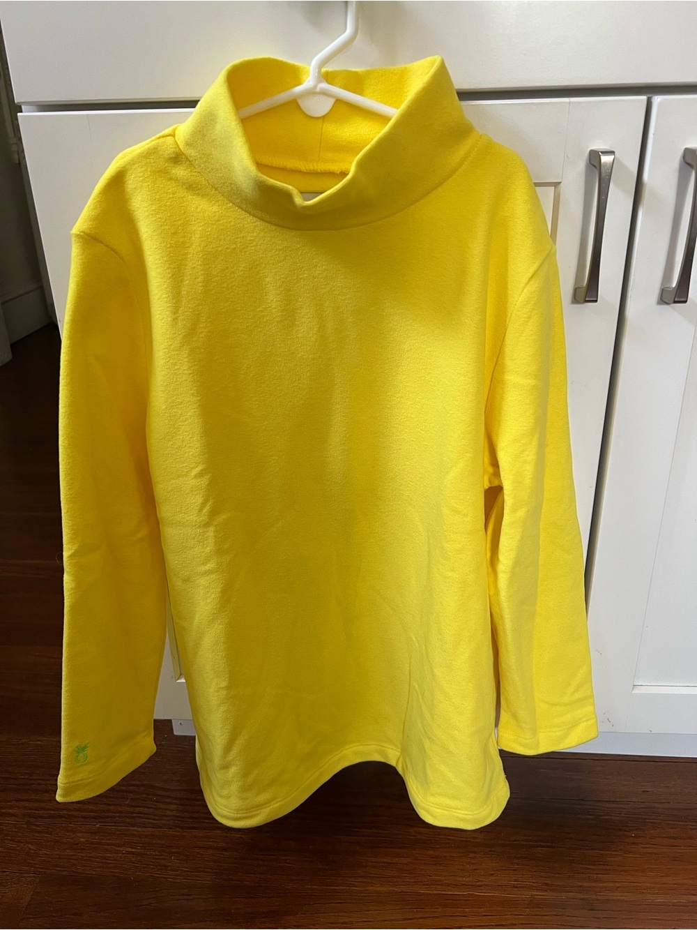Dudley Stephens Bright Yellow Kids Cobble Hill Turtleneck